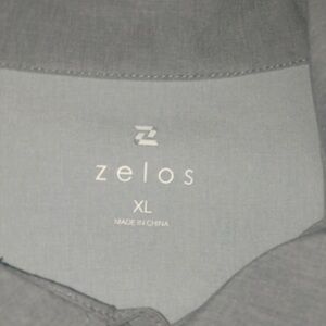 Zelos gray men button down